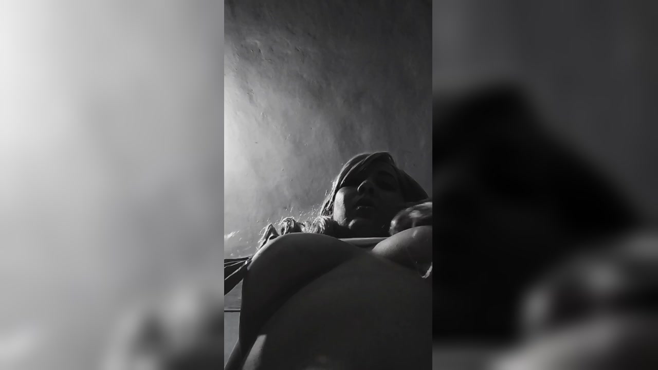 Curvy Brunette Teases Her Big Tits On Webcam